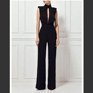 BRAND NEW Black Pantsuit with Cutout Back